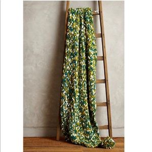 NWT Anthropologie Hand Knit Throw